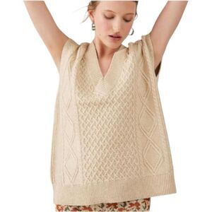 Bdg Women's Cream and Tan Vest